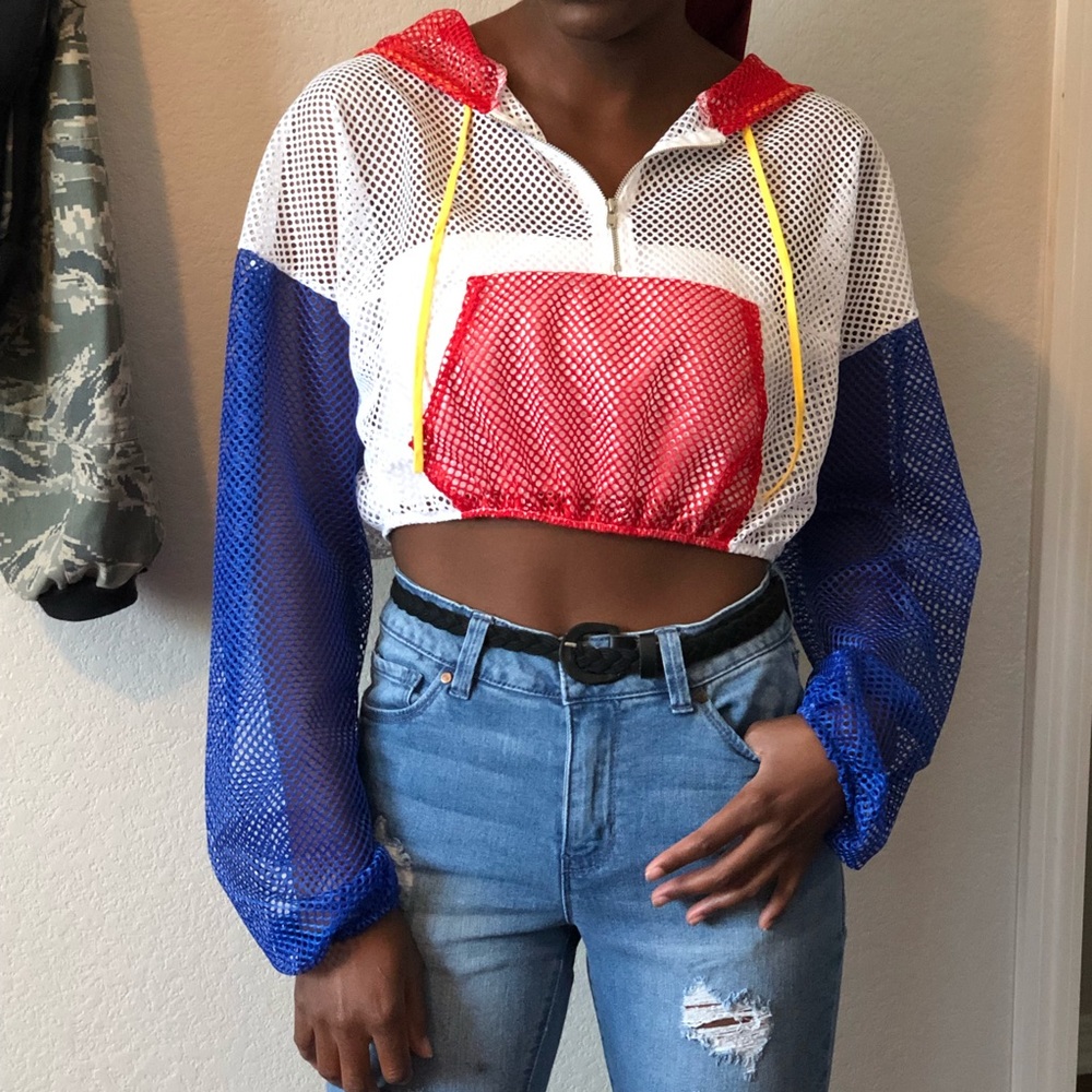 Mesh Crop Jacket - Picture 7 of 8